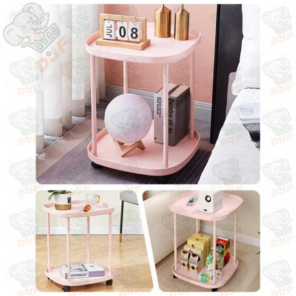 サイドワゴン キャスター付き サイドテーブル おしゃれ 2段 ミニテーブル ナイトテーブル ベッド ...