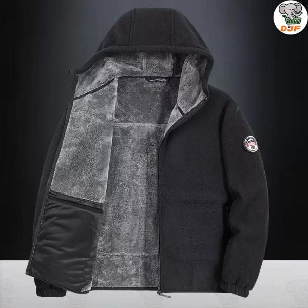 ボアジャケット フリースジャケット ジップパーカー ブルゾン メンズ フーディ 裏起毛 フリース 無...