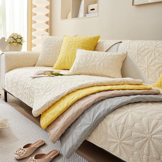 ソファーカバー 3人掛け 北欧 マルチカバー ソファーシーツ ソファ シート キルティング 柔らかい...