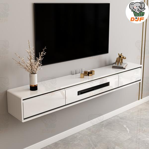 ウォールキャビネット テレビ台 テレビボードコーナーローボード収納棚 壁掛けTVキャビネットメディア...