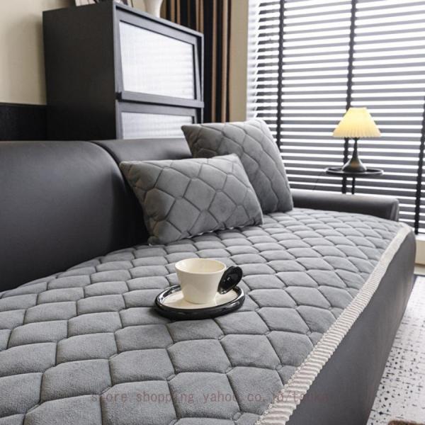 シートクッション ロング ソファー用 座布団 クッション 厚め ソファーパッド 洗える 御洒落 2人...