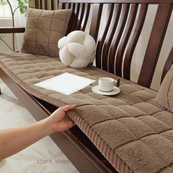 ソファーマット 厚手 長座布団 ごろ寝マット チェアクッション フロアクッション 快適 通気性 おし...