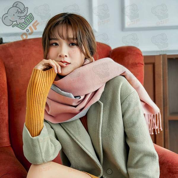 ストール ショール 大判 秋冬 冬 厚手 防寒 リバーシブル 無地 レディース 結婚式 お呼ばれ マ...