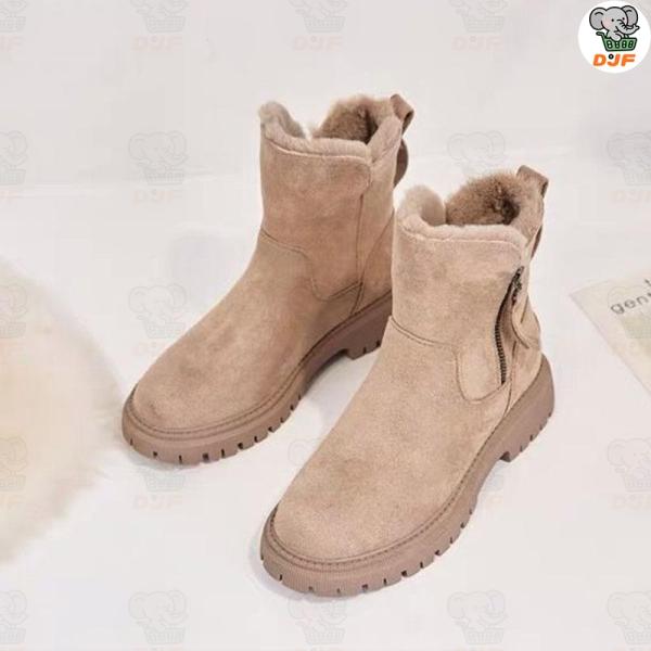 ムートンブーツ スノーブーツ ブーツ レディース ファーシューズ ショートブーツ シューズ 裏ボア ...