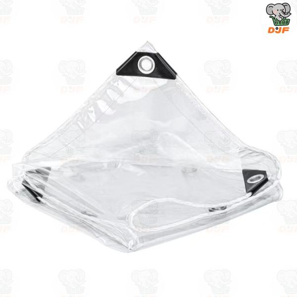 透明シート 雨よけターポリン2m 2.5m 3m 3.5m 4m 4.5m 5m 屋外ガーデンターポ...