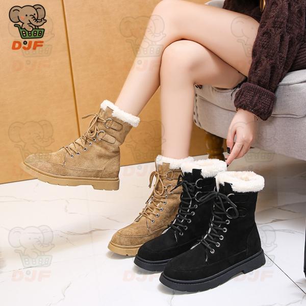 ロングブーツ スノーブーツ レディース ムートンブーツ 疲れにくい スノーブーツスエード ボアブーツ...