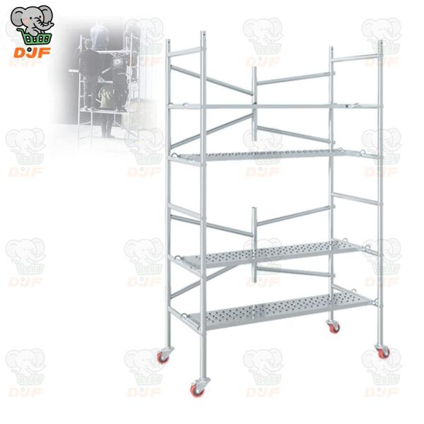 高所作業台 作業用踏台 足場台 移動式作業台 折りたたみ式足場 作業用階段 足場板 太い鋼管 耐荷重...