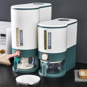 米びつ 自動 計量 5kg 10kg お米 収納 無洗米対応 米びつケース 台所 キッチン 収納 米櫃 コンパ クト 省スペース オシャレ 洗え る｜イーリス