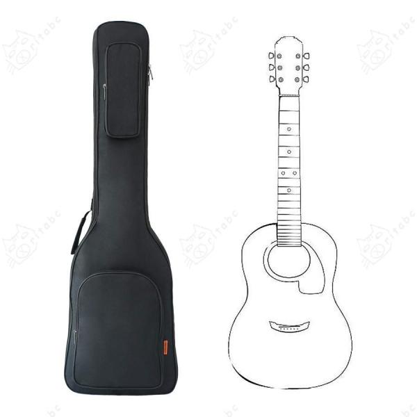 エレクトリックベース バック エレキベースケース スポンジ 防水600Dオックスフォード布 ポータブ...