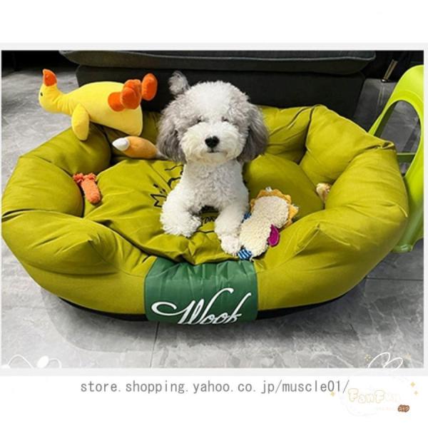 犬 ベッド 猫 ベッド 中小型犬 猫 クッション 寝床 通年 ペットベッド 夏用 洗える ペットマッ...