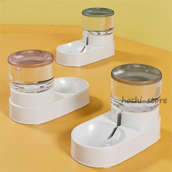 ペット用品 猫 犬用 自動給水器 給餌器 食器 水飲み フードキーパー ペットボトル 自動補給 旅行...