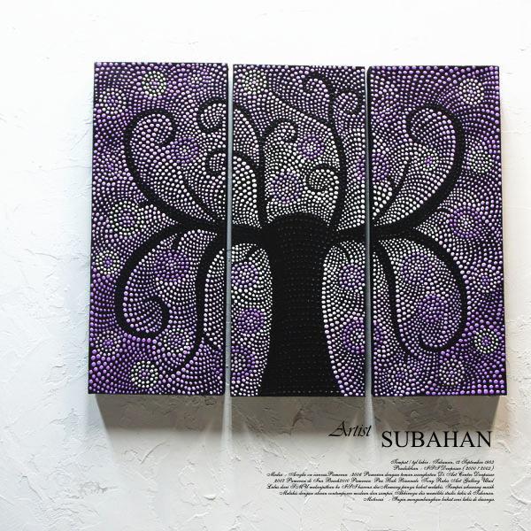 絵画 バリ絵画  ドットペイント アボリジニ リゾート アジアン アジアンアート モダン アート ア...