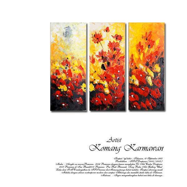 絵画 バリ絵画 アートフラワー 花 リゾート アジアン 絵画 アート パネル モダン アートフレーム...