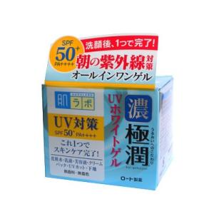 ロート製薬 肌研 (ハダラボ) 極潤UVホワイトゲル 90g SPF50+ PA++++｜behatu