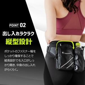 ランニングポーチ ウエストポーチ 揺れない ラ...の詳細画像5