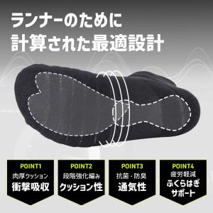 ランニング ソックス ロングタイプ メンズ キ...の詳細画像4
