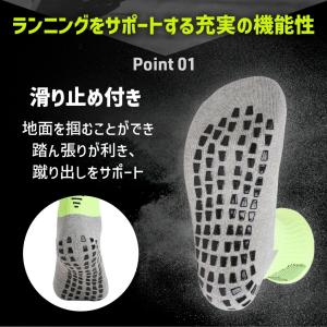 ランニング ソックス 滑り止め ミドル 厚手 ...の詳細画像4