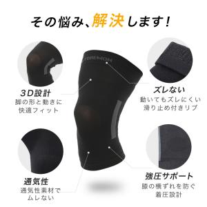 膝サポーター 大きい スポーツ 薄手 ひざ サ...の詳細画像5