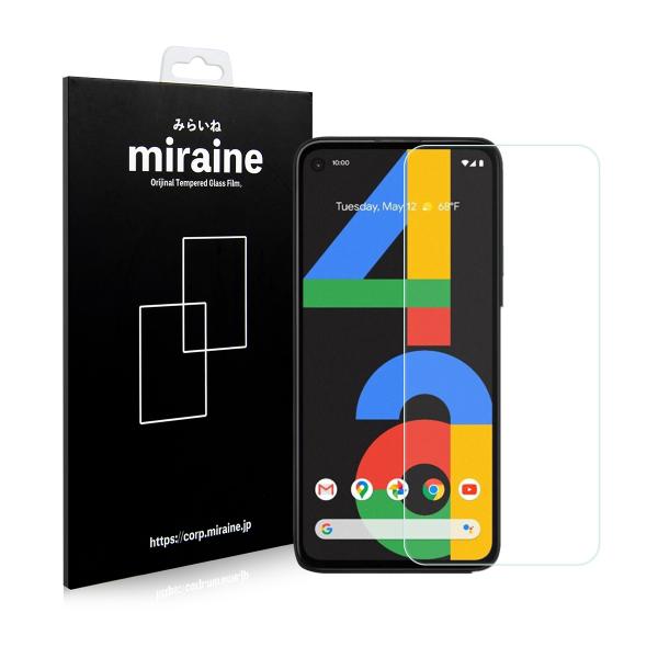 Pixel 4a 5G  対応 ガラスフィルム グーグルピクセル 液晶保護 飛散防止 硬度9H ラウ...