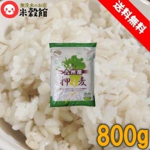 麦 押し麦 九州産押麦 800g 麦ご飯 石橋工業 送料無料