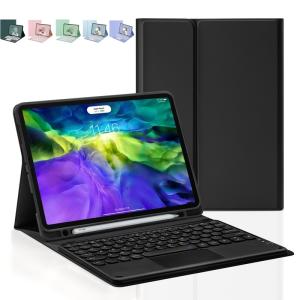 Fire HD 10 2023年型 キーボード ケース タッチパッド付き 可愛い 丸型