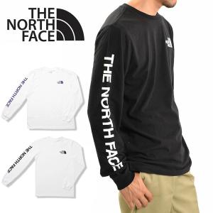 ノースフェイス THE NORTH FACE  ロンT メンズ 長袖Tシャツ NF0A471K NF0A811P 袖 ブランド ロゴ ブラック ホワイト｜being-yah