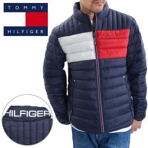 【セール特価】トミーヒルフィガー ダウンジャケット TOMMY HILFIGER メンズ 中綿ジャケット パッカブル NAVY アウター 暖かい 秋冬 150AN796｜being-yah