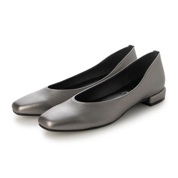 TIAD.ティアッド  晴雨兼用 スクエアトゥローヒールパンプス 1001 エタン 22.5cm〜2...