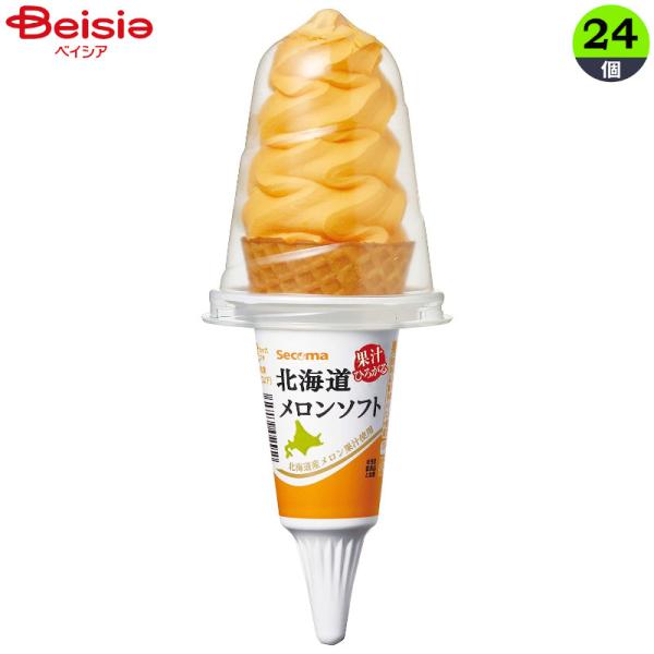 アイスクリーム セコマ 北海道メロンソフト170ml×24個 まとめ買い アイス