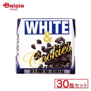 チロルチョコ チロルチョコホワイト＆クッキー 30個セット｜ベイシア ヤフーショップ