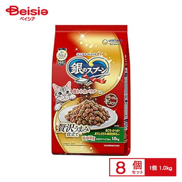 キャットフード ユニ・チャーム 銀のスプーン 贅沢うまみ仕立て まぐろ・かつお・煮干し・ささみ・緑黄...