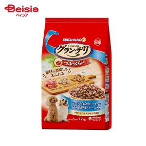 グラン・デリ 100％国産鶏肉 パウチ ジュレ 成犬用 ビーフ入り＆緑黄色