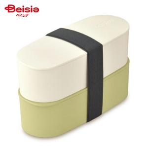 パール金属 ◎ ホームレーベルII ランチボックス L 正方形 ブラック D