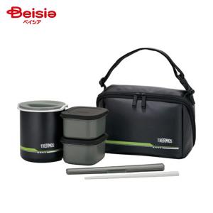 サーモス 保温弁当箱 約1合 マットブラック DBQ-502 MTBK ( 1コ入