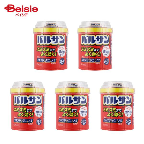 【第2類医薬品】バルサンSP 24〜32畳用 80g 5個