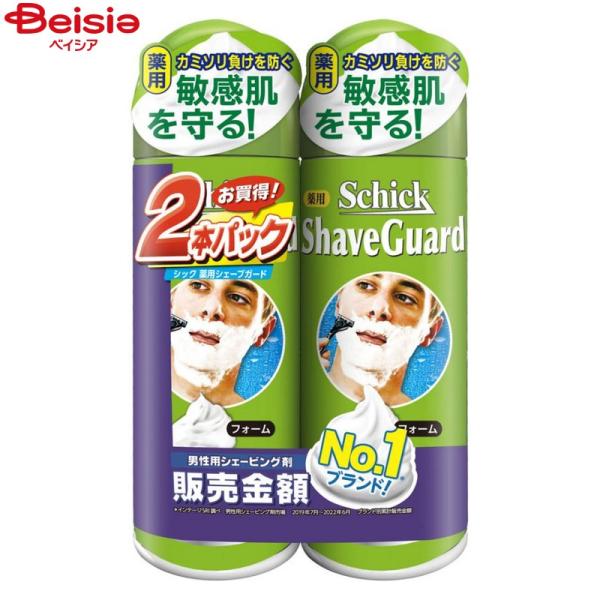 シック Schick 薬用シェーブガード 200g×2個 髭剃り シェーバー