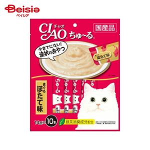 INABA ちゅ〜る チャオちゅーる まぐろほたて味 14g×10本入 / ちゃお