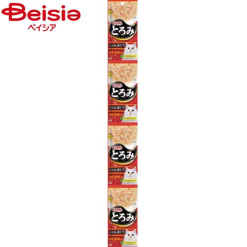 いなばペットフード CIAOとろみプチ4連ささみ鮪かにかま35g×4袋入×24個 ペット | チャオ...