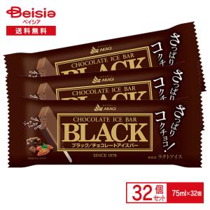 赤城乳業 BLACK ブラック チョコレートアイスバー 32個セット| AKAGI チョコレートアイス｜ベイシア ヤフーショップ