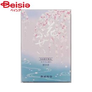 カメヤマ 花ふぜい桜煙少香徳用大型220g | カメヤマ 花ふぜい 煙が少ない 線香 贈り物 おすすめのお線香 室内