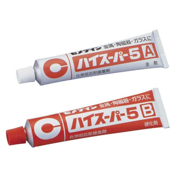 セメダイン ハイスーパー5 CA−186 80gセット 資材 接着剤 特殊接着剤