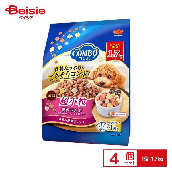 日本ペットフード コンボドッグ超小粒1.7kg×4個 ペット