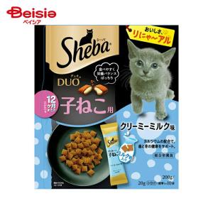 キャットフード マースジャパンリミテッド シーバデュオ12ヶ月までの子ねこ用クリーミーミルク味（20g×10袋）×12個 ペット | キャットフード シーバ デュオ 12