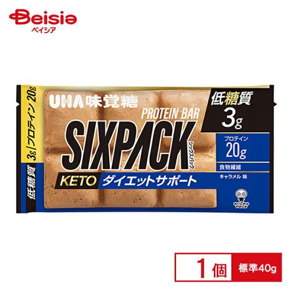 味覚糖 UHA味覚糖 SIXPACK完全バー キャラメル15g