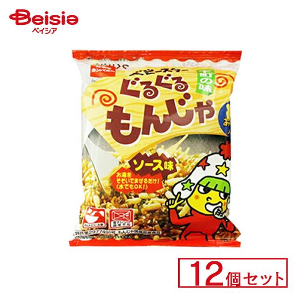 おやつCP ベビースターぐるぐるもんじゃソース味 12個セット |  駄菓子 駄菓子 キャンディー ...
