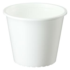 ヤマト プラ鉢 3号 0．3L ホワイト 園芸用品 家庭園芸 プラ鉢 ブリキ