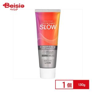 ライオン オクチューン 歯磨き粉 SLOW ハーバルリラックスミント 高濃度フッ素配合 130g｜beisia