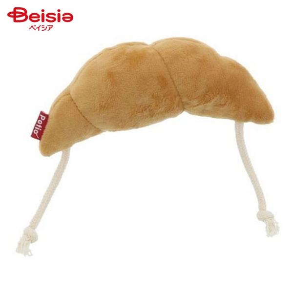 ペティオ 犬用おもちゃ もちもちパン屋さん クロワッサン ペット | 犬 おもちゃ パン クロワッサ...