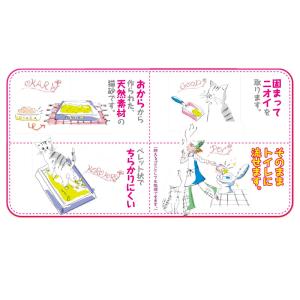 常陸化工 スマイルキャット おからの猫砂 グリ...の詳細画像2
