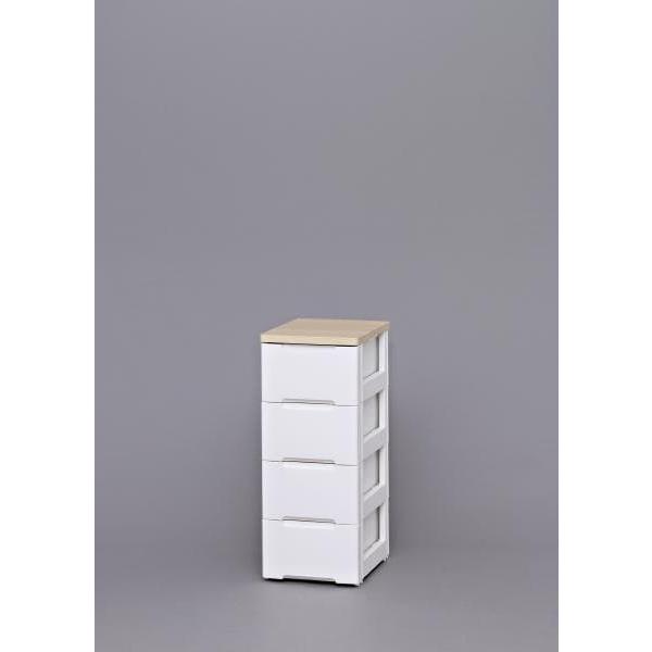 アイリスオーヤマ ウッドトップチェスト HG-324 ホワイト/ペアー | チェスト 収納 収納家具...